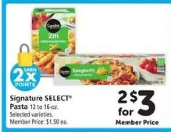 Safeway Signature Select Pasta offer