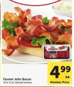 Safeway Farmer John Bacon offer