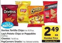 Safeway Doritos, Lay's, Cheetos, PopCorners offer