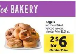 Safeway Bagels offer