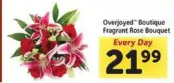 Safeway Overjoyed Boutique Fragrant Rose Bouquet offer