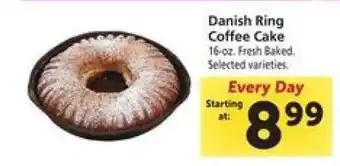 Safeway Danish Ring Coffee Cake offer