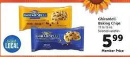 Safeway Ghirardelli Baking Chips offer