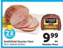 Safeway Smithfield Quarter Ham offer