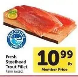 Safeway Fresh Steelhead Trout Fillet offer