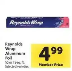 Safeway Reynolds Wrap Aluminum Foil offer