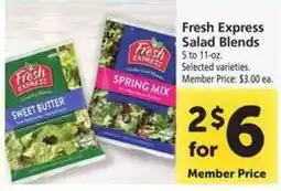 Safeway Fresh Express Salad Blends offer