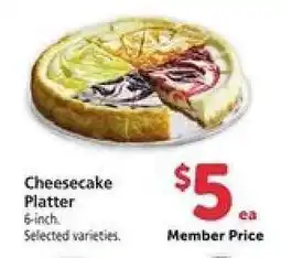 Safeway Cheesecake Platter offer