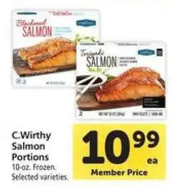 Safeway C. Wirthy Salmon Portions offer