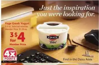 Safeway Fage Greek Yogurt offer