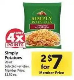 Safeway Simply Potatoes offer