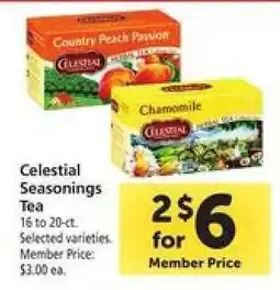 Safeway Celestial Seasonings Tea offer