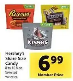 Safeway Hershey's Share Size Candy offer