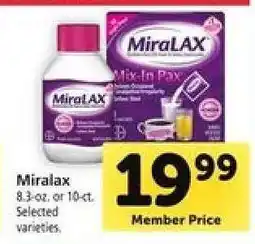 Safeway MiraLAX offer