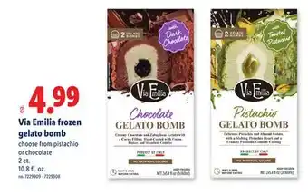 Lidl Via Emilia frozen gelato bomb offer