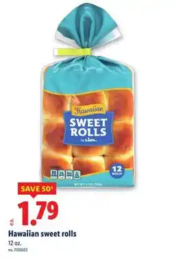 Lidl Hawaiian sweet rolls offer