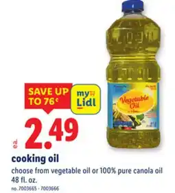 Lidl cooking oil offer