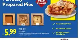 Lidl 8 in. Perfectly Prepared Pie offer