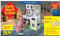 Lidl Lupilu wooden play kitchen offer