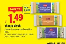 Lidl cheese block offer