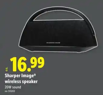Lidl Sharper Image wireless speaker offer