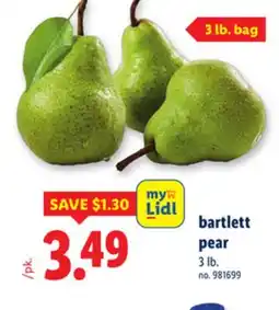Lidl bartlett pear offer