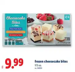 Lidl frozen cheesecake bites offer