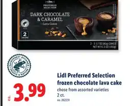 Lidl Lidl Preferred Selection frozen chocolate lava cake offer