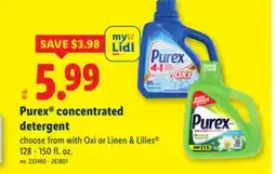 Lidl Purex concentrated detergent offer