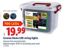 Lidl Livarno Home LED string lights offer