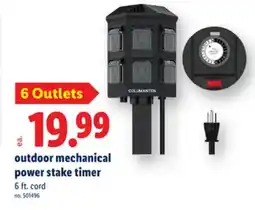 Lidl outdoor mechanical power stake timer offer