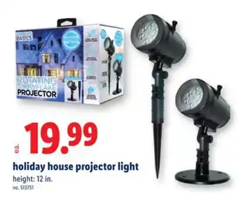 Lidl holiday house projector light offer