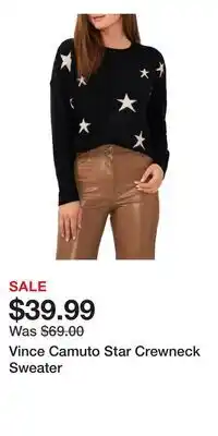 Nordstrom Vince Camuto Star Crewneck Sweater offer