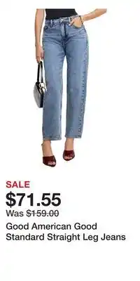 Nordstrom Good American Good Standard Straight Leg Jeans offer