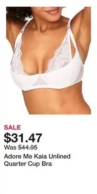 Nordstrom Adore Me Kaia Unlined Quarter Cup Bra offer