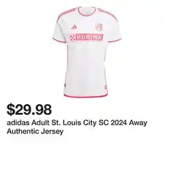 Dick's Sporting Goods adidas Adult St. Louis City SC 2024 Away Authentic Jersey offer