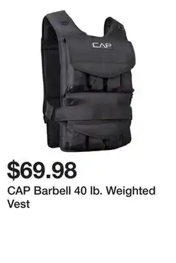 Dick's Sporting Goods CAP Barbell 40 lb. Weighted Vest offer