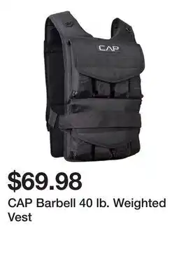 Dick's Sporting Goods CAP Barbell 40 lb. Weighted Vest offer