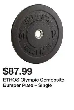 Dick's Sporting Goods ETHOS Olympic Composite Bumper Plate – Single offer