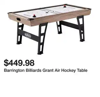 Dick's Sporting Goods Barrington Billiards Grant Air Hockey Table offer