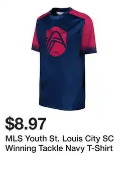 Dick's Sporting Goods MLS Youth St. Louis City SC Winning Tackle Navy T-Shirt offer
