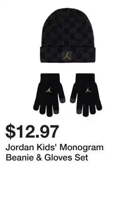 Dick's Sporting Goods Jordan Kids' Monogram Beanie & Gloves Set offer
