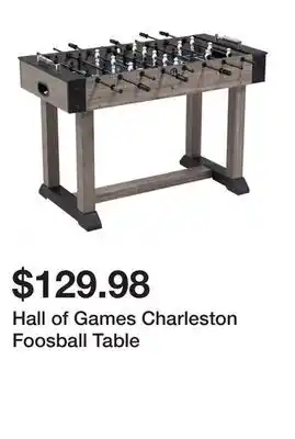 Dick's Sporting Goods Hall of Games Charleston Foosball Table offer