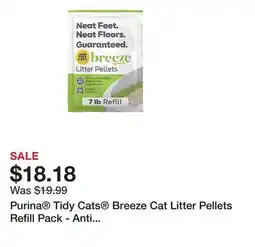 Petsmart Purina Tidy Cats Breeze Cat Litter Pellets Refill Pack - Anti Tracking offer