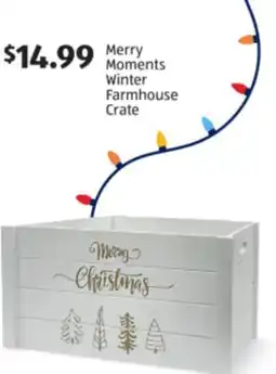 Aldi Merry Moments Winter Farmhouse Crate offer