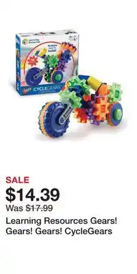 Kohl's Learning Resources Gears! Gears! Gears! CycleGears offer
