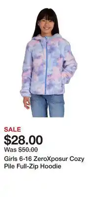 Kohl's Girls 6-16 ZeroXposur Cozy Pile Full-Zip Hoodie offer