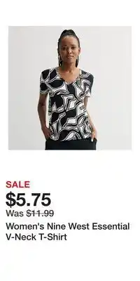 Kohl's Women's Nine West Essential V-Neck T-Shirt offer