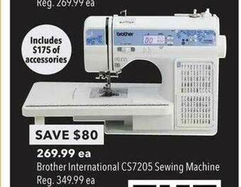 JOANN Brother International Cs7205 Sewing Machine offer
