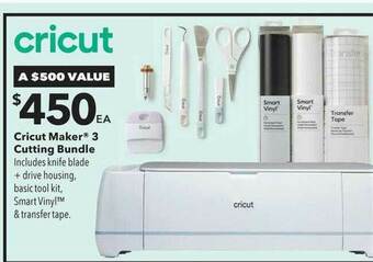 JOANN Cricut Maker 3 Cutting Bundle offer